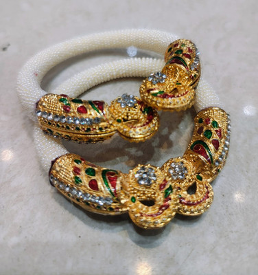 R SAURABH Metal Kada(Pack of 2)