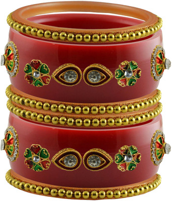maya fashion Brass Bangle Set(Pack of 6)