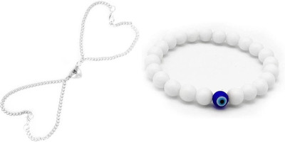 Malas Collection Stone, Plastic, Stainless Steel Bracelet Set(Pack of 2)