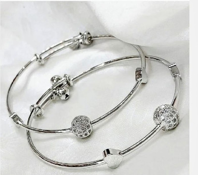 YA Glitz Metal Bracelet Set(Pack of 2)