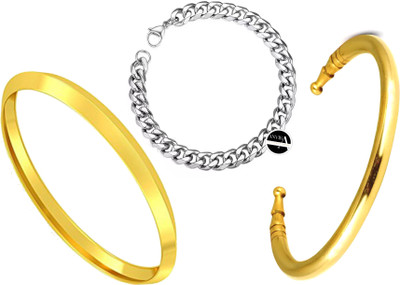 ANVIKA Alloy Kada(Pack of 3)