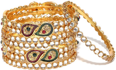 ANOUK Alloy Gold-plated Bangle(Pack of 6)