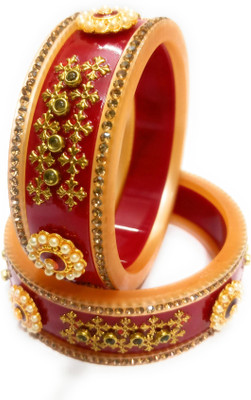 KB Corner Plastic Bangle Set(Pack of 6)