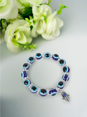 P. R. PRINTS Plastic Pearl Brass Bangle