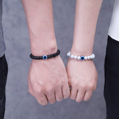 DIVINE SOUVENIRS Stone Tourmaline, Crystal Bracelet(Pack of 2)