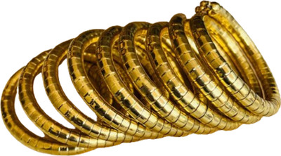 navjai Metal Gold-plated Bangle Set