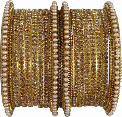NMII Metal Zircon Bangle Set(Pack of 16)