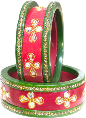 Suhag Lac Bangle Set(Pack of 6)