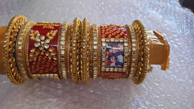 SP PHOTO CHURA Plastic Gold-plated Chudas(Pack of 2)