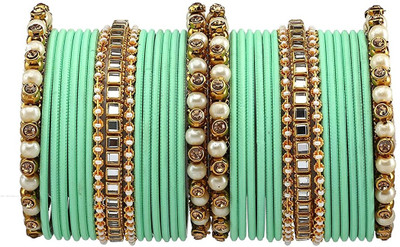 LYBASHINE Metal, Alloy Beads Gold-plated Bangle Set