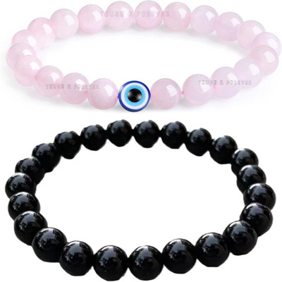 IKONKARR Brass, Stone, Crystal, Plastic Bracelet(Pack of 2)