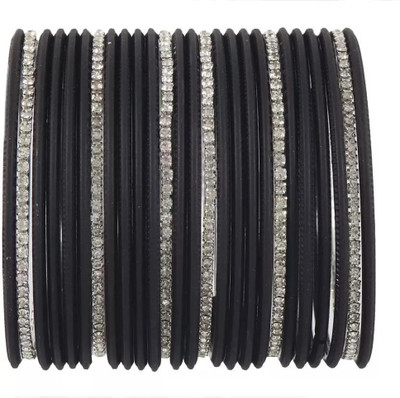 DONERIA Metal Zircon Bangle Set(Pack of 26)