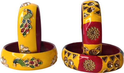 Lahthi Wala Lac Kada(Pack of 4)