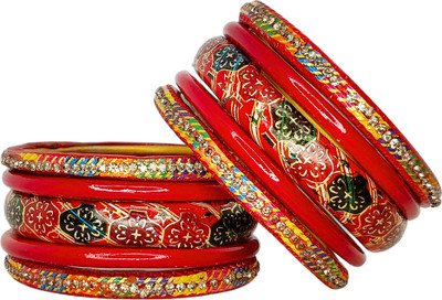 SHADI JODA Lac Bangle Set(Pack of 10)