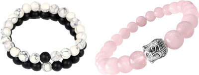 Malas Collection Stone Bracelet Set(Pack of 2)