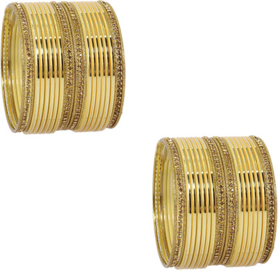 NMII Metal Zircon Bangle Set(Pack of 62)