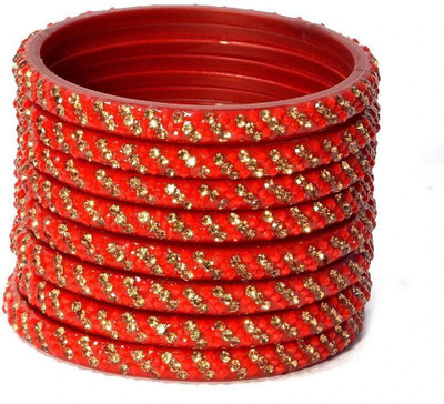 ishika Glass Bangle Set(Pack of 8)