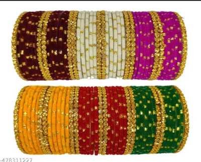 Suhagan Glass Bangle Set(Pack of 10)