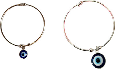 Veediic Hind Metal, Alloy Sterling Silver Bracelet(Pack of 4)