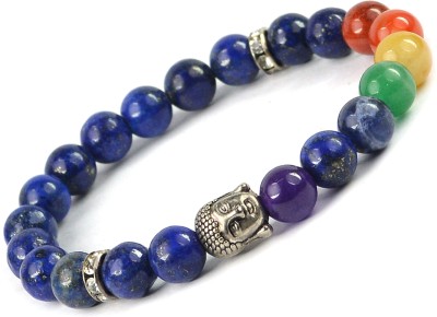 REIKI CRYSTAL PRODUCTS Stone, Crystal, 7 Chakra Lapis Lazuli Charm Bracelet