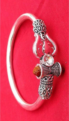 White Chimes Alloy Crystal Silver Bracelet