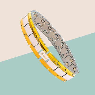 Bracotive Stainless Steel Gold-plated Bracelet