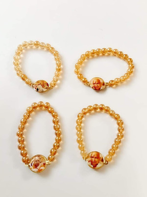 GURU JI CREATION Rubber, Plastic Bracelet Set(Pack of 4)