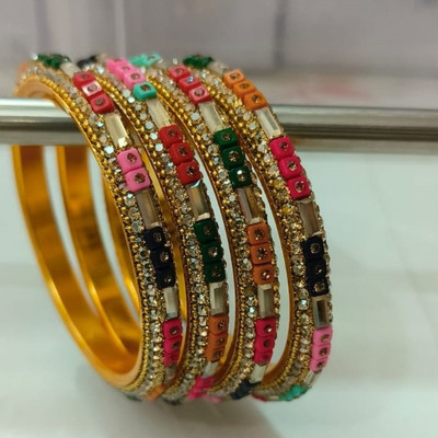 Navodha Creations Metal Bangle Set(Pack of 4)