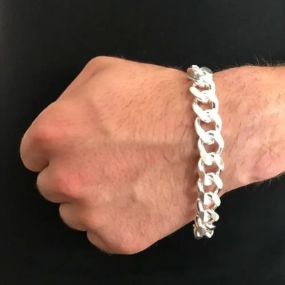 Floky Stainless Steel Silver Bracelet