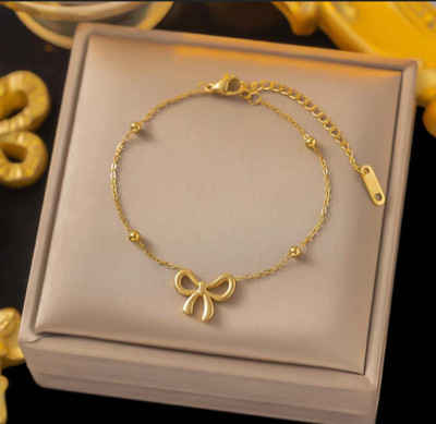 Glonio Stainless Steel Gold-plated Bracelet