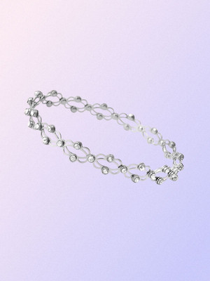 RKB SALES Alloy Cubic Zirconia Ring Bracelet