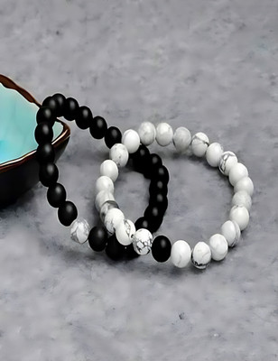 SUKHAD Crystal Beads Bracelet Set(Pack of 2)