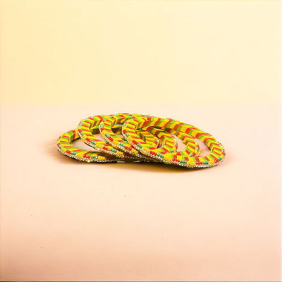 ELGNT DESIGN Lac Bangle(Pack of 4)