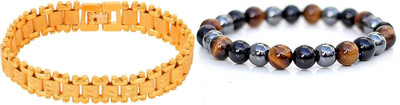 P R Production Brass Bracelet(Pack of 2)