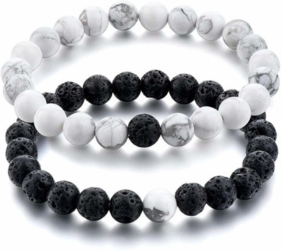 P. R. PRINTS Plastic Beads, Crystal Bangle(Pack of 2)
