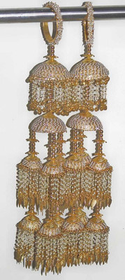 Amit Brass Gold-plated Kalire(Pack of 2)