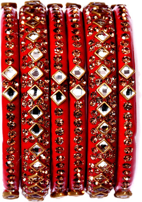 OJHA Alloy Brass Bangle Set(Pack of 6)