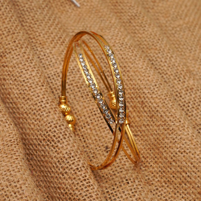 Gemini Creation Alloy Gold-plated Bracelet(Pack of 2)