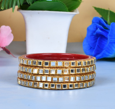 Bridal Plastic Bangle Set(Pack of 4)