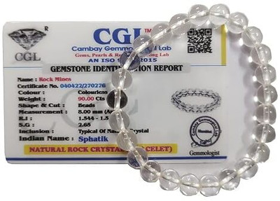VIBESLE Stone, Clear Quartz Crystal Bracelet