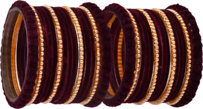 RP BADLAS Glass Beads Bangle Set(Pack of 10)