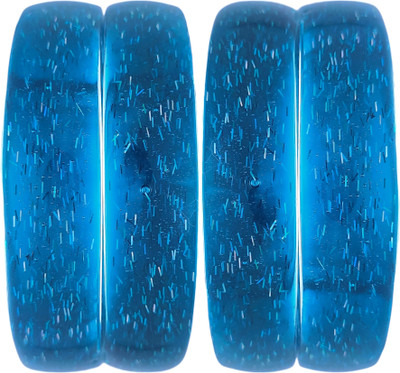 PG Traders Glass Bangle(Pack of 4)