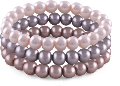 JFL - Jewellery for Less Glass Bracelet Set(Pack of 3)
