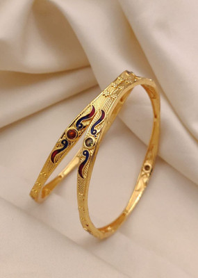 AGASTYA CREATIONS Alloy Bangle Set(Pack of 2)