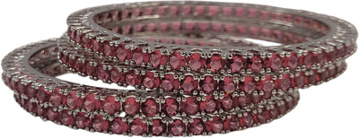 PRIMORA JEWELS Brass Bangle Set(Pack of 4)