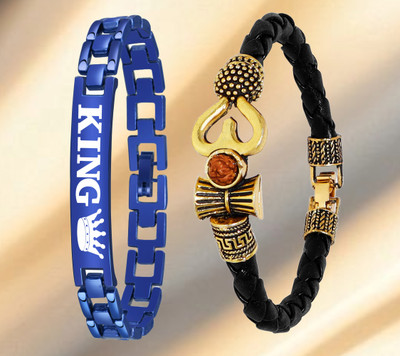 SUBERA Alloy Titanium Bracelet Set(Pack of 2)