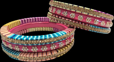 Ladiesstop Lac Bangle Set(Pack of 6)