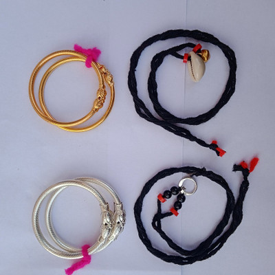 Khushi Traders Alloy Gold-plated Bangle Set(Pack of 6)