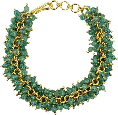 Mala by Shreeji Art Alloy Gold-plated Bracelet