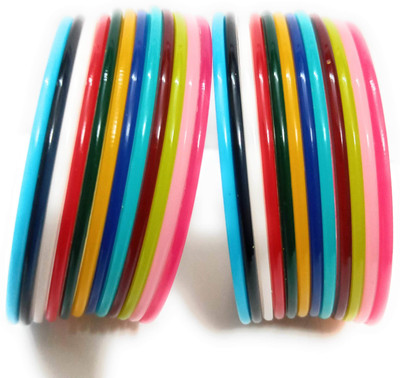KB Corner Plastic Bangle Set(Pack of 24)